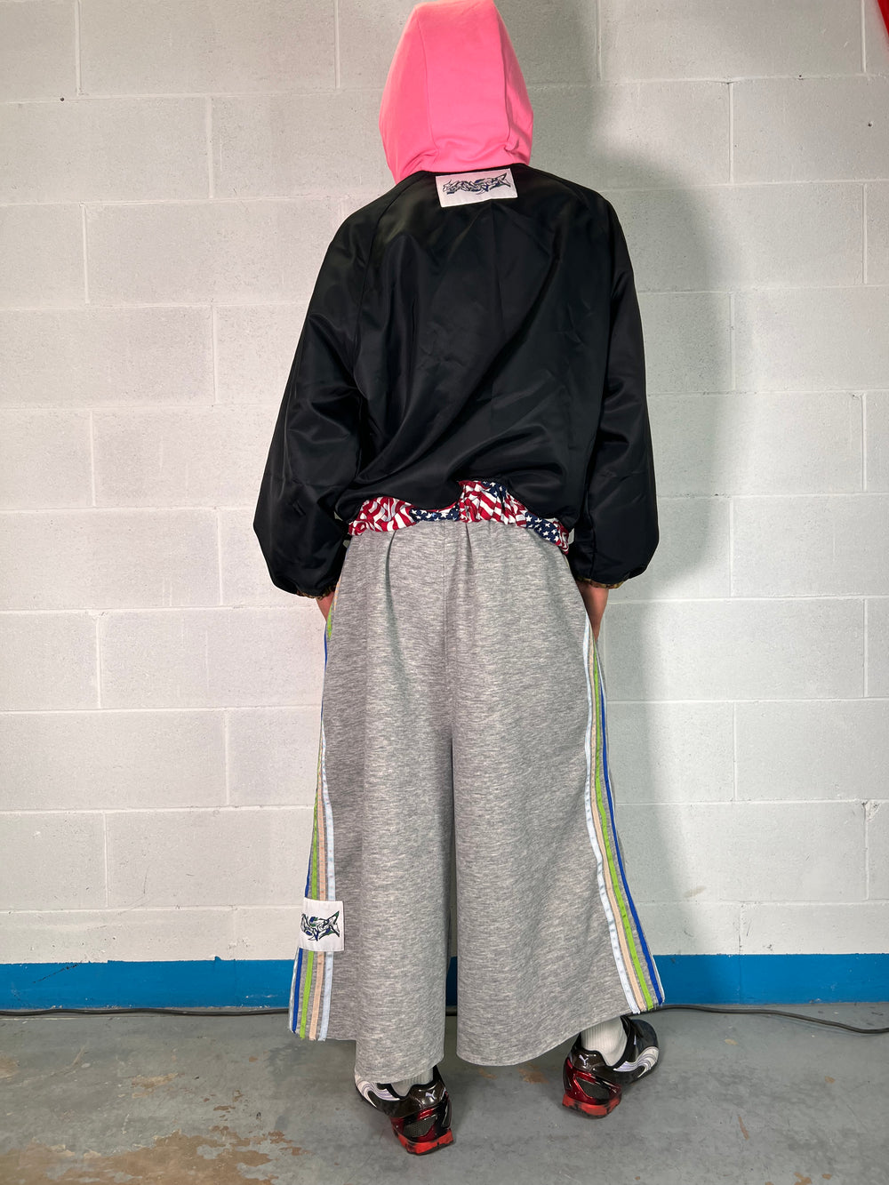 Streetwear reversible jacket, “American dream”