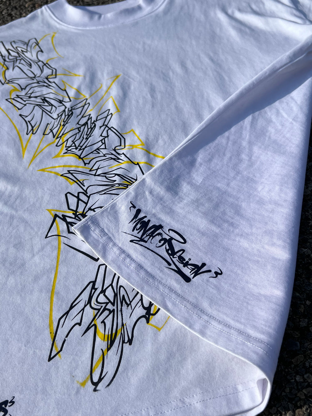 SCREENPRINTED T-SHIRT STREETNESS, 220gms, OVERSIZE FIT