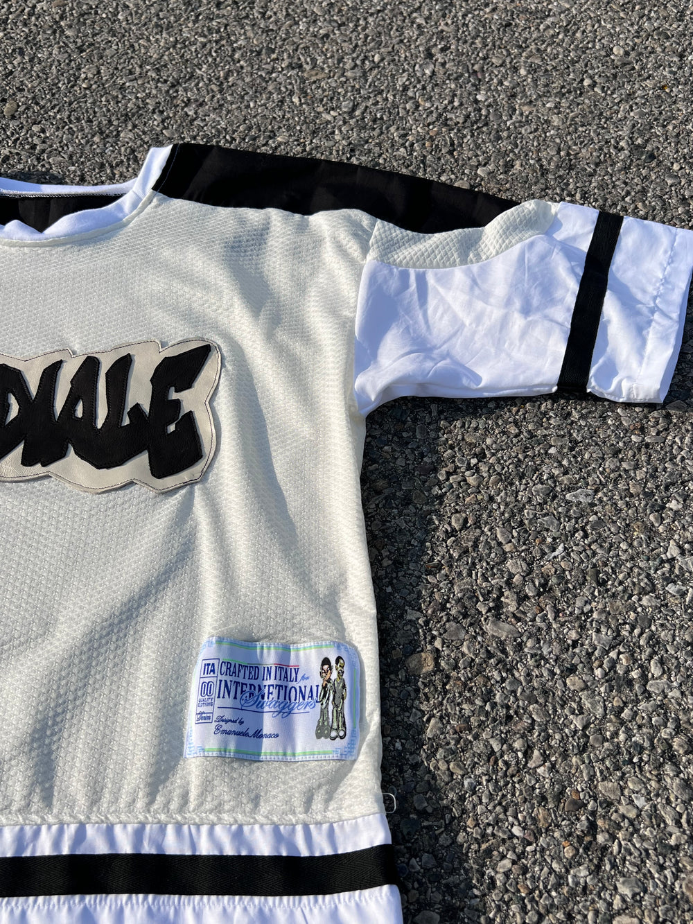 JERSEY 1/1 TRASPIRANTE CON PATCH IN PELLE